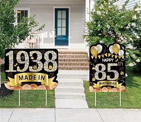 Amazon Pcs Large Happy Th Birthday Party Yard Signs With