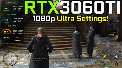 Hogwarts Legacy RTX 3060Ti I5 11400F 1080p Ultra Settings YouTube