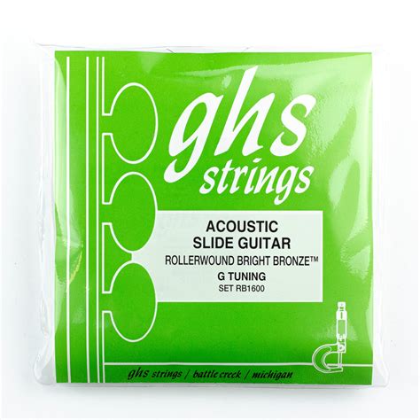 Ghs Bright Bronze Rollerwound 15 54 Resonator Acoustic Guitar Strings Strings Direct