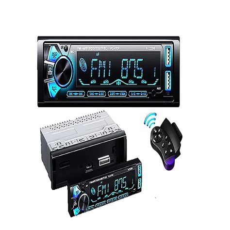 Auto Radio Din Mp Bluetooth Doble Usb Sd Desmontable Control