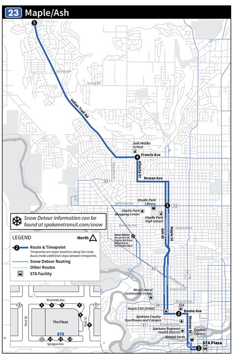Routes and Schedules for Spokane Transit Authority 37