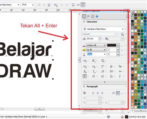 Cara Membuat Outline Tulisan Lebih Dari Satu Di Coreldraw Belajar