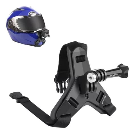 Base Soporte Montura Arnes Para Casco Camara Gopro Moto Cuotas Sin