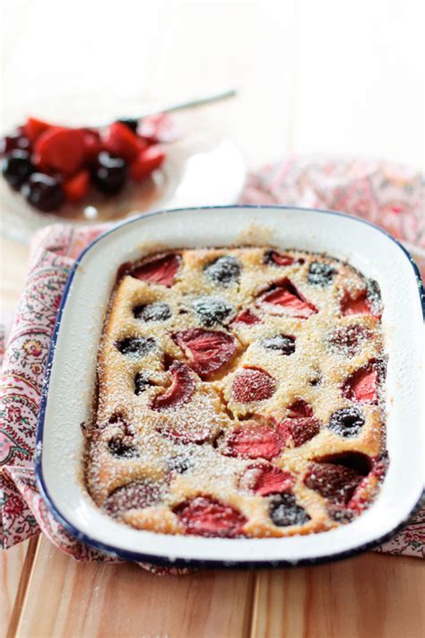 Clafoutis Aux Fruits Rouges Yaourt De Brebis Et Kamut Un Flo De