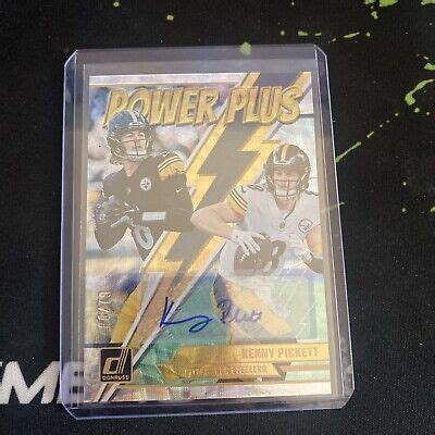 2023 Panini Donruss Power Plus Kenny Pickett PP 18 Auto EBay