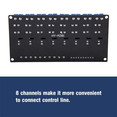 Channels Solid State Relay Module Dc Ac Low Level Trigger With Fuse