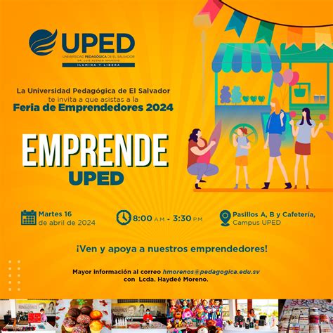 Feria Emprende Uped Universidad Pedag Gica De El Salvador