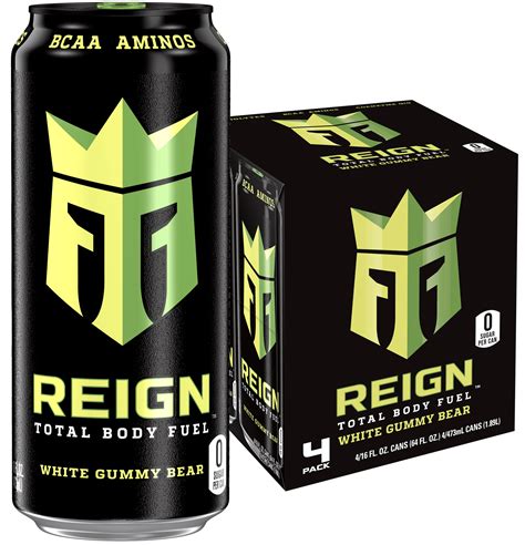 Reign Total Body Fuel White Gummy Bear Performance Energy Drink