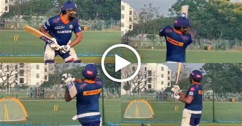 Rohit Sharma Fine Tunes His Pull Shot Ahead Of The IPL 2021