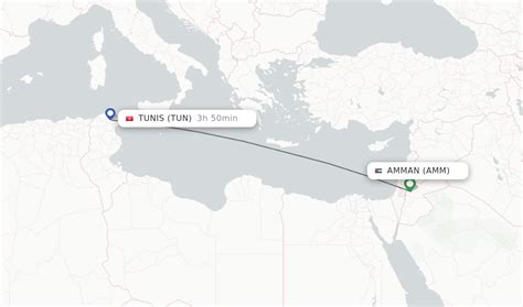 Direct Non Stop Flights From Amman To Tunis Schedules Flightsfrom