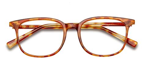 Eine Chic Tortoise Square Eyeglasses For Men And Women Zinff Optical