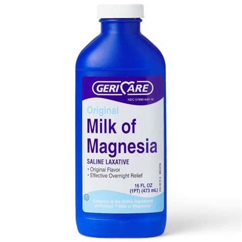 Gericare Milk Of Magnesia Laxative 16oz 1ct