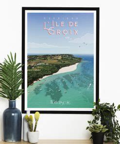 Affiche L Île de Groix Hortense