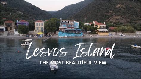 The Breathtaking Road From Plomari To Melinta On Lesvos Island DJI