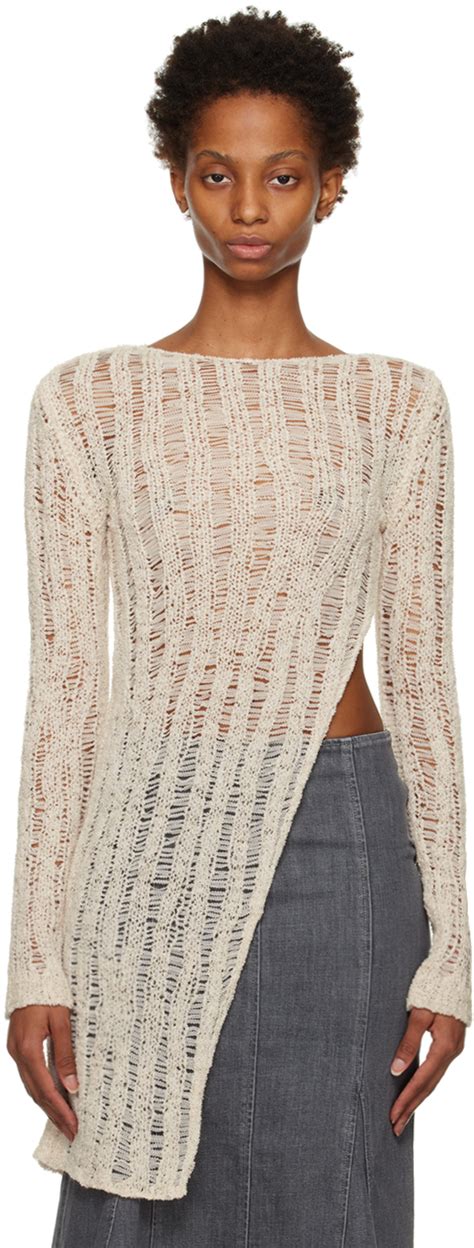 Paloma Wool Off White Spritz Long Sleeve T Shirt Paloma Wool