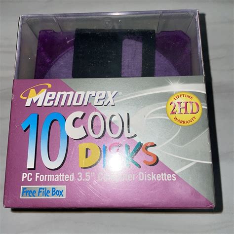 New Sealed 10 Pack Of Memorex Cool Disks 3 5 Diskettes 1 4MB EBay