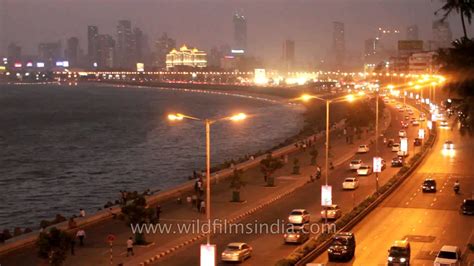 Mumbais Marine Drive By Night Youtube