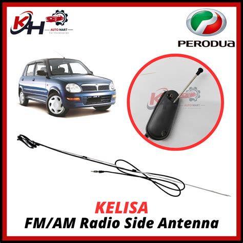 Sl Full Set Side Aerial Antenna Perodua Kelisa Car Radio Power