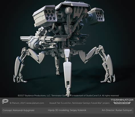 Skynet Assault Battle unit on Behance