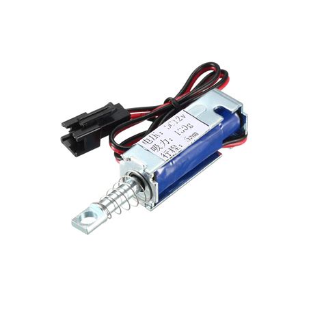 Uxcell DC 12V 2A 5mm Electromagnetic Solenoid Lock Pull Type For