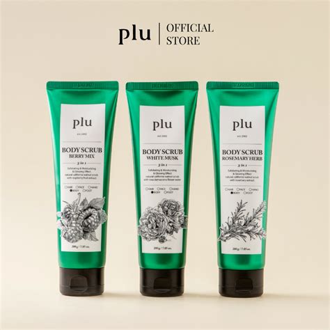 Plu Body Scrub 200g 3pcs Shopee Thailand