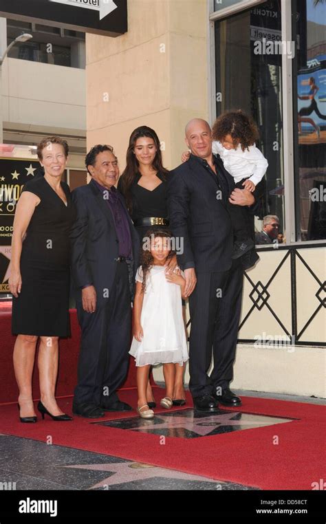 Los Angeles, CA. 26th Aug, 2013. Vin Diesel, mother Delora Vincent ...