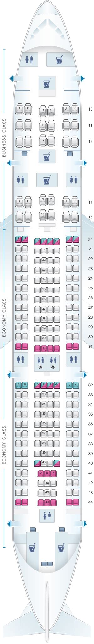 Seat Map Oman Air Airbus A330 200 Seatmaestro