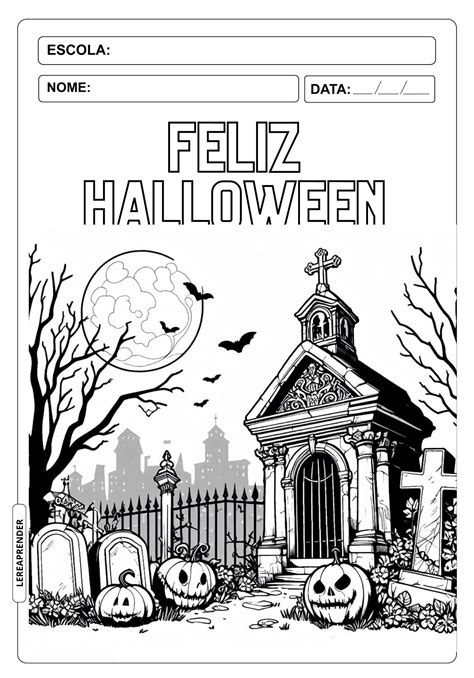 Desenhos De Halloween Assustadores Para Colorir