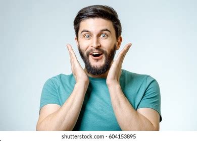 Excited Man Face Images, Stock Photos & Vectors | Shutterstock