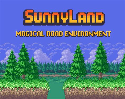 Magical Road Pixel Art Environment Opengameart Org