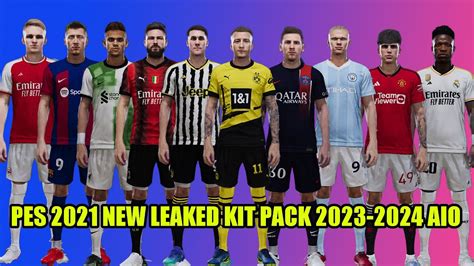 PES 2021 NEW LEAKED KITPACK SEASON 2024 AIO YouTube