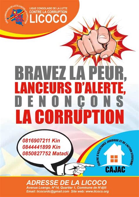 Journée Internationale des lanceurs d alerte Ligue congolaise de