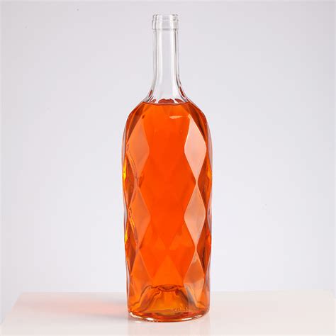 1000ml Glass Clear Bottle 1lite Gin Wine Liquor Spirit Glass Bottles 1l High Quality 1lite