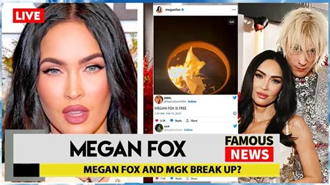 Megan Fox & MGK Break Up? | Famous News