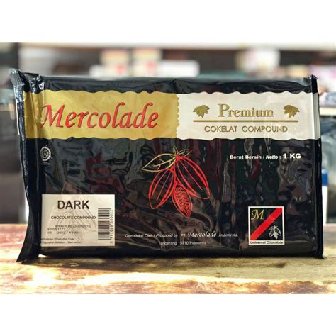 Jual Mercolade Dark Chocolate 1kg Coklat Compound Shopee Indonesia