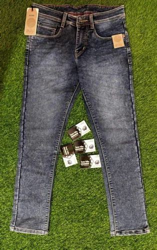 Regular Fit Faded Men Denim Jeans Navy Blue At Best Price In New Delhi