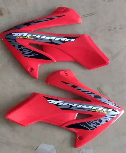 Juego Cachas Laterales Tanque Xr New Tornado Rojas C Calcos En Venta En