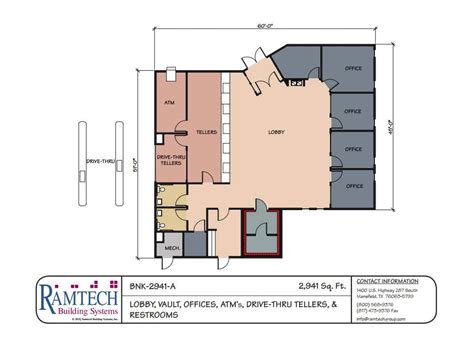 Commercial Office Floor Plans Ramtech Building Systems