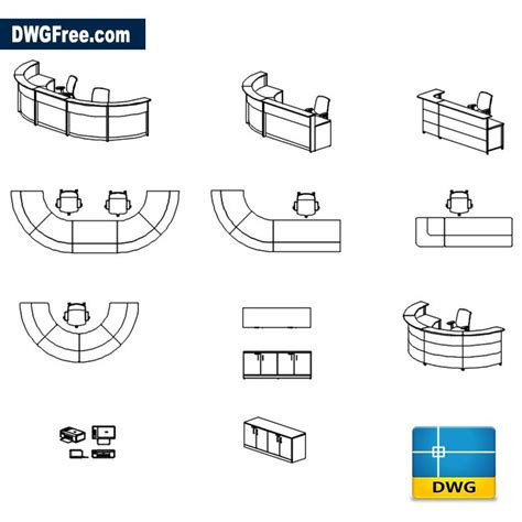 Садовая мебель в dwg 90 фото