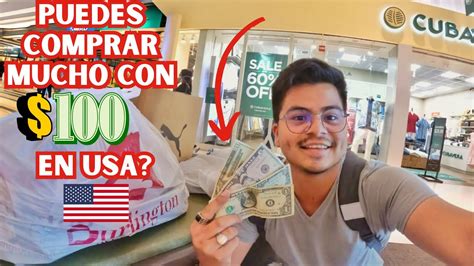 Que puedes COMPRAR CON 100 Dólares en ESTADOS UNIDOS YouTube