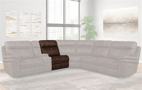 Mason Modular Power Reclining Sectional Dark Kahlua By Parker Living