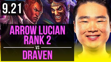 Arrow Lucian Alistar Vs Draven Pyke Adc Rank Rank Lucian