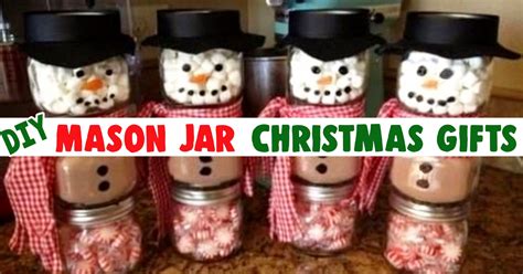 Mason Jar Christmas Gifts Crafts Easy Mason Jar Christmas Gift