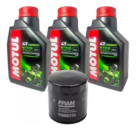 Kit Troca Leo Motul W T L Filtro Mt Yama Frete Gr Tis