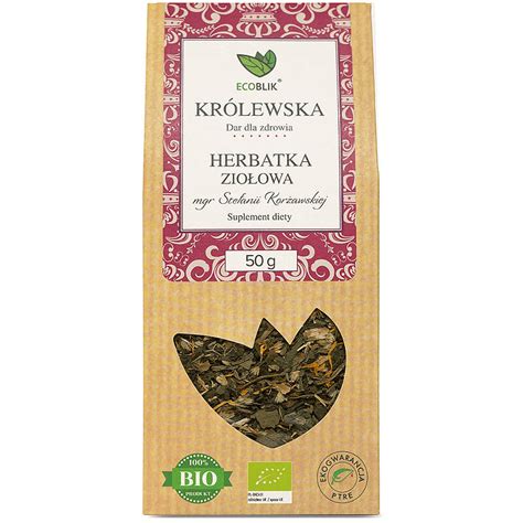 EKO Herbata Królewska 50g ECOBLIK Dar dla zdrowia ZIOŁA KAWY I