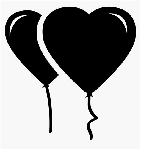 Two Heart Shaped Balloons Heart Shaped Balloon Vector HD Png