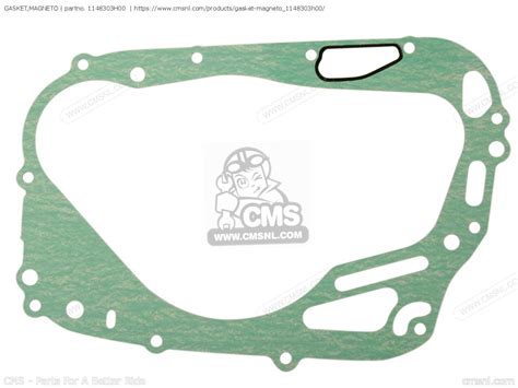 1148303H00 Gasket Magneto Nas Suzuki Buy The 11483 03H00 At CMSNL