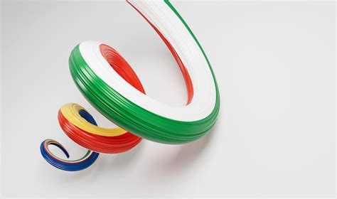 Premium Photo 3d Flag Of Seychelles 3d Spiral Glossy Ribbon Of