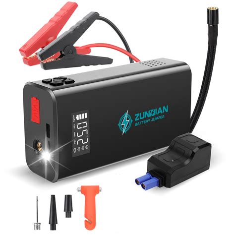 Buy Jump Starter With Air Compressor Psi Zundian Q Portable Car