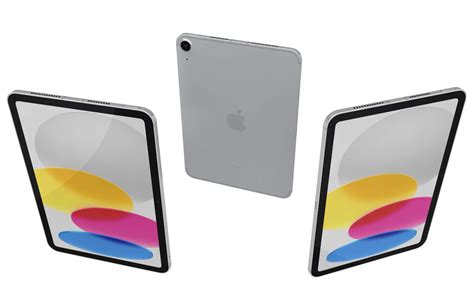 Apple Ipad Th Gen Wifi Cellular Silver D Model By Rever Art